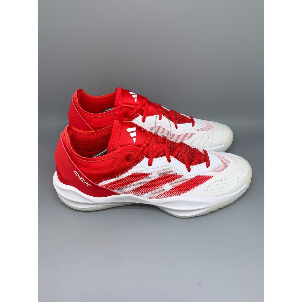 Adidas Adizero Select 2.0 Red White Basketball Shoes IG6685 Men's Sz 12 NWT